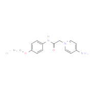 4-Amino-1-[(4-methoxy-phenylcarbamoyl)-methyl]-pyridinium chloride