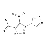 4-Nitro-3-(4H-1,2,4-triazol-4-yl)-1H-pyrazole-5-carboxylic acid