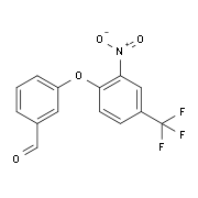 3-[2-Nitro-4-(trifluoromethyl)phenoxy]benzaldehyde