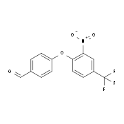 4-[2-Nitro-4-(trifluoromethyl)phenoxy]benzaldehyde