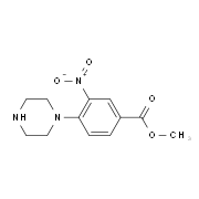 Methyl 3-nitro-4-piperazinobenzenecarboxylate
