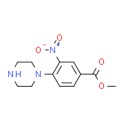 Methyl 3-nitro-4-piperazinobenzenecarboxylate