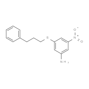 3-Nitro-5-[(3-phenylpropyl)thio]aniline