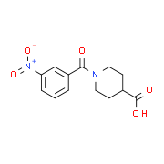 1-(3-Nitrobenzoyl)-4-piperidinecarboxylic acid