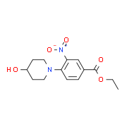 Ethyl 3-Nitro-4-(piperidin-4-ol-1-yl)benzoate