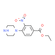 Ethyl 3-Nitro-4-(piperazin-1-yl)benzoate