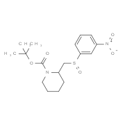 tert-butyl 2-((3-nitrophenylsulfinyl)methyl)piperidine-1-carboxylate