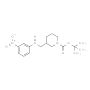 tert-butyl 3-((3-nitrophenylsulfinyl)methyl)piperidine-1-carboxylate