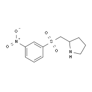 2-((3-nitrophenylsulfonyl)methyl)pyrrolidine