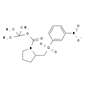 tert-butyl 2-((3-nitrophenylsulfonyl)methyl)pyrrolidine-1-carboxylate