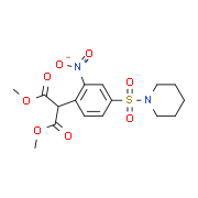 Dimethyl 2-[2-nitro-4-(piperidinosulfonyl)phenyl]malonate