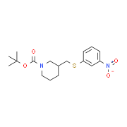 tert-butyl 3-((3-nitrophenylthio)methyl)piperidine-1-carboxylate