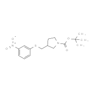 tert-butyl 3-((3-nitrophenylthio)methyl)pyrrolidine-1-carboxylate