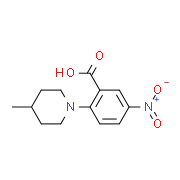 5-Nitro-2-(4-methylpiperidin-1-yl)benzoic acid