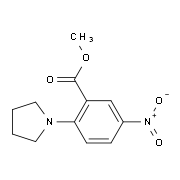 Methyl 5-nitro-2-(1-pyrrolidinyl)benzenecarboxylate