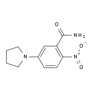 2-Nitro-5-(1-pyrrolidinyl)benzenecarboxamide