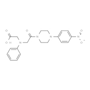 [{2-[4-(4-Nitrophenyl)piperazin-1-yl]-2-oxoethyl}(phenyl)amino]acetic acid