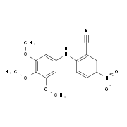 5-Nitro-2-[(3,4,5-trimethoxyphenyl)amino]-benzonitrile