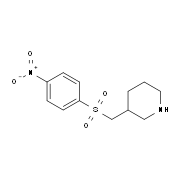 3-(4-Nitro-benzenesulfonylmethyl)-piperidine