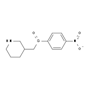 3-(4-Nitro-benzenesulfinylmethyl)-piperidine
