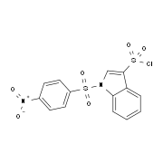 1-(4-Nitrophenylsulfonyl)indole-3-sulfonylchloride