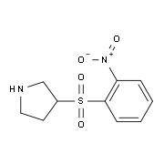 3-(2-nitrophenylsulfonyl)pyrrolidine