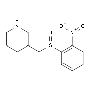 3-((2-nitrophenylsulfinyl)methyl)piperidine