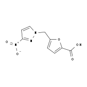 5-[(3-Nitro-1H-pyrazol-1-yl)methyl]-2-furoic acid