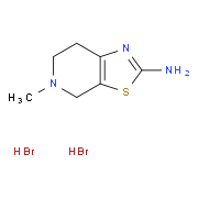 4,5,6,7-tetrahydro-5-methylthiazolo[5,4-c]pyridin-2-amine dihydrobromide
