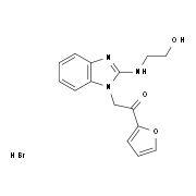 1-Furan-2-yl-2-[2-(2-hydroxy-ethylamino)-benzoimidazol-1-yl]-ethanone hydrobromide