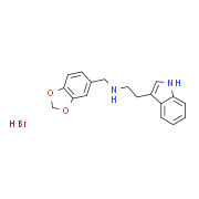Benzo[1,3]dioxol-5-ylmethyl-[2-(1H-indol-3-yl)-ethyl]-amine hydrobromide