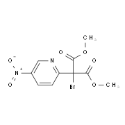 Dimethyl 2-bromo-2-(5-nitro-2-pyridinyl)malonate