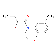 4-(2-Bromobutanoyl)-6-methyl-3,4-dihydro-2H-1,4-benzoxazine