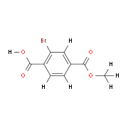 2-溴-4-(甲氧羰基)苯甲酸