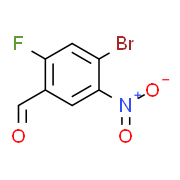 4-Bromo-2-fluoro-5-nitrobenzenecarbaldehyde