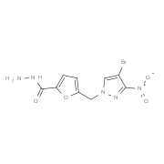 5-[(4-Bromo-3-nitro-1H-pyrazol-1-yl)methyl]-2-furohydrazide