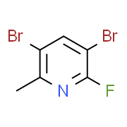 3,5-Dibromo-2-fluoro-6-methylpyridine