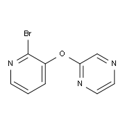 2-(2-Bromo-pyridin-3-yloxy)-pyrazine