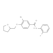 3-Bromo-N-(2-fluorophenyl)-4-(tetrahydro-2-furanylmethoxy)benzamide