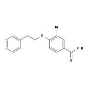 3-Bromo-4-(phenethyloxy)benzoic acid