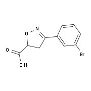 3-(3-Bromophenyl)-4,5-dihydroisoxazole-5-carboxylic acid