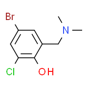 4-Bromo-2-chloro-6-[(dimethylamino)methyl]benzenol