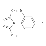 1-(2-Bromo-4-fluorophenyl)-2,5-dimethylpyrrole