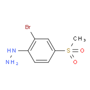 [2-Bromo-4-(methylsulfonyl)phenyl]hydrazine