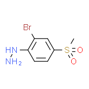 [2-Bromo-4-(methylsulfonyl)phenyl]hydrazine