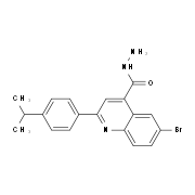 6-Bromo-2-(4-isopropylphenyl)quinoline-4-carbohydrazide