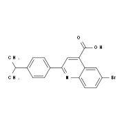 6-Bromo-2-(4-isopropylphenyl)quinoline-4-carboxylic acid
