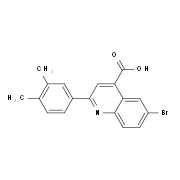 6-Bromo-2-(3,4-dimethylphenyl)quinoline-4-carboxylic acid