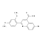 6-Bromo-2-(2,4-dimethoxyphenyl)quinoline-4-carboxylic acid