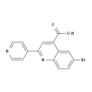 6-Bromo-2-pyridin-4-ylquinoline-4-carboxylic acid
